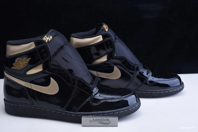 Rep TBkick 555088-032 GOLD BLACK JORDAN (2020) AIR METALLIC HIGH RETRO 1 0819